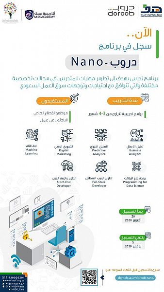 برنامج دروب -Nano من هدف وأكاديمية مسك