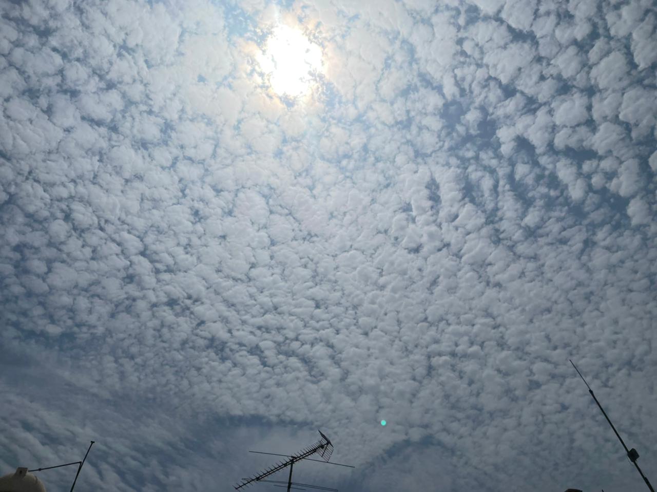 غيوم في سماء القطيف. (تصوير: ليلى العوامي)